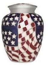 Urn American Flag