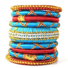 Silk Thread Bangle Bracelet