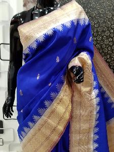 gadwal pure silk sarees with temple border and blouse