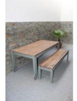 wheel dinning bench table