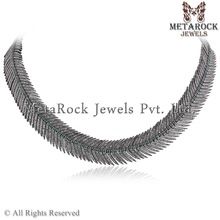 Diamond Pave Gemstone Choker Necklace