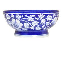 Exclusive Handmade Vintage Blue Pottery Bowl