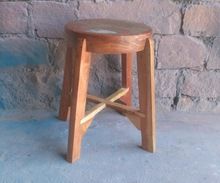 Wood Small Round Stool