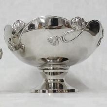 silver bowl for fruits