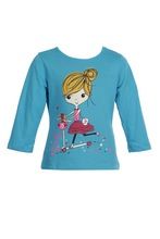 Girls Cheap Round Neck T-shirt