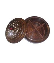 Wooden Bowl with Lid Set