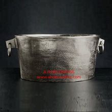 Silver champagne ice bucket