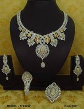 Trending american diamond necklace