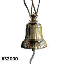 Vintage Style Solid Brass Decorative Churh Bell