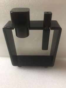 Acrylic Black Shaving Brush and Razor Stand