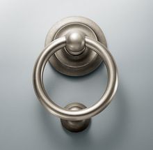 SILVER DOOR KNOCKER