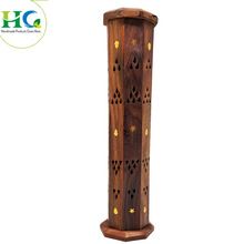 Wooden Tower Incense Burner