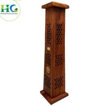 Wooden Tower Incense Holder