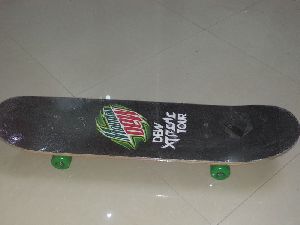 wooden skateboard