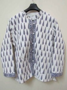 Hand Block Print Reversible Coat Size M,L,XL,XXL