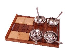 Rosewood Tray Set