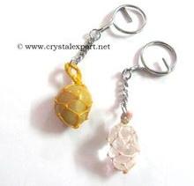 Wrapped Tumbled Keyring