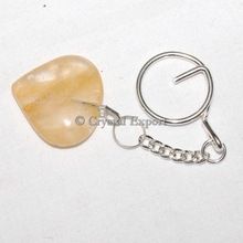 Yellow Aventurien Heart Keychain