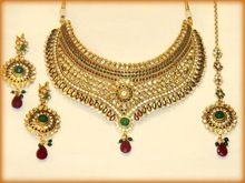 style bridal necklace set