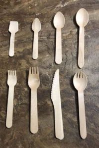 Brown Wooden Forks