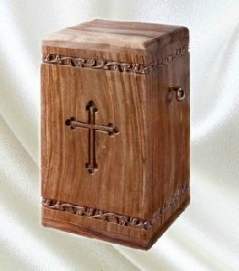 Solid Wood Cremation Urn