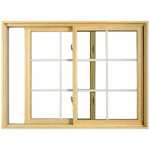 Wooden Glass Sliding Window