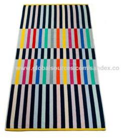 Velour beach towel, made of 100% soft cotton, with high quality , customized design available