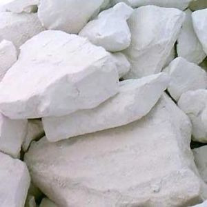 white washed kaolin clay