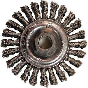 Full Cable Twist Knot Wire Wheel Brush