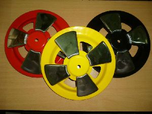 Wheel Show Cup with CP for Bajaj Auto Rickshaw Accessories