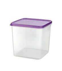 Square Airtight Plastic Food Container 1900ml