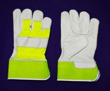 Fluorescent Chrome Canadian Leather Gloves