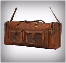 Leather Luggage Bag