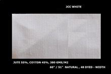 jute cotton canvas blend laminated jute fabric JUCO fabric