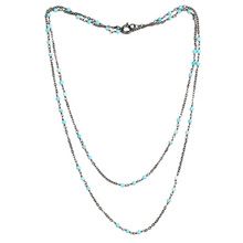 Turquoise Bead Necklace Handmade