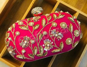 Zardosi work designer clutches