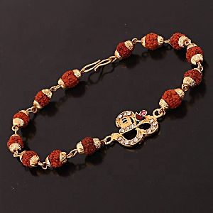 OM Rudraksha Bracelet