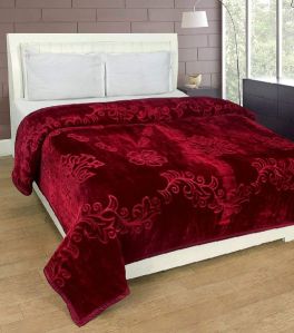 Double Bed Embossed Blanket