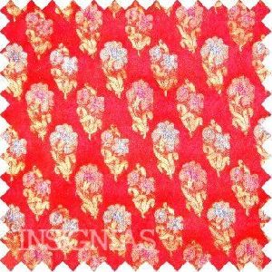 Silk georgette jacquard fabrics