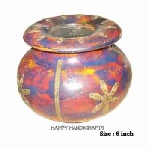 Wooden Decorative Pot