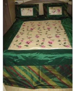 Superb Silk dupioni bed cover