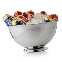Solid Silver Plated Wine Chiller Bowl