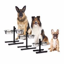 Stainless Steel Double Diner Food Water Dog Bowl
