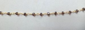 Smokey Quartz Beads chain