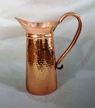 Solid copper mug