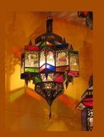 Moroccan Hanging Candle Lantern Large