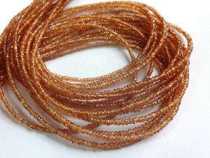 Mandarin Garnet micro faceted beads