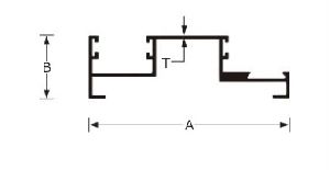 aluminium door frame profile