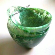 Green Moss Agate Bowl