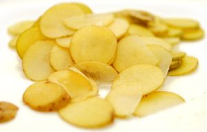 Raw Potato Slices